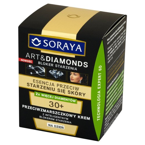 Przeciwzmarszczkowy krem na dzień 30+ Art & Diamonds SORAYA 50 ml