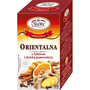 Herbata orientalna z imbirem i skórką pomarańczy Malwa 40 g