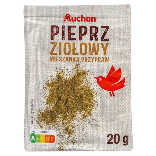 Pieprz ziołowy mielony Auchan 20 g 