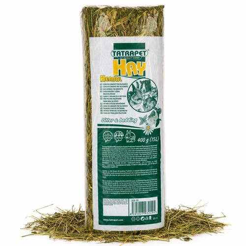 Siano dla gryzoni z ziołami 15 l  Tatrapet 400 g