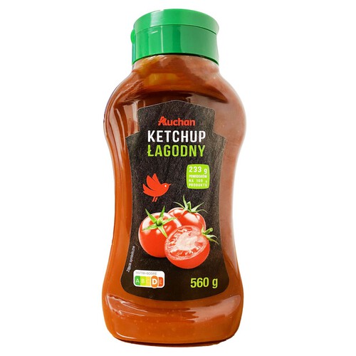 Ketchup łagodny Auchan 560 g