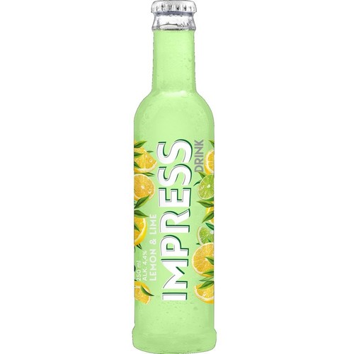 Drink Lemon and Lime alk. 4,4% obj. Impress  250 ml