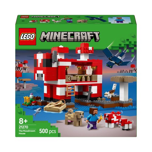 Minecraft® Dom grzybowej krowy 21270 LEGO 1 sztuka