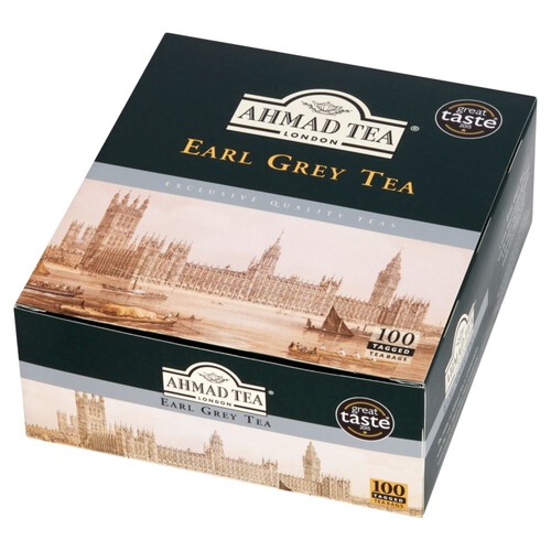 Herbata czarna Earl Grey z aromatami z bergamotki Ahmad Tea 100 torebek