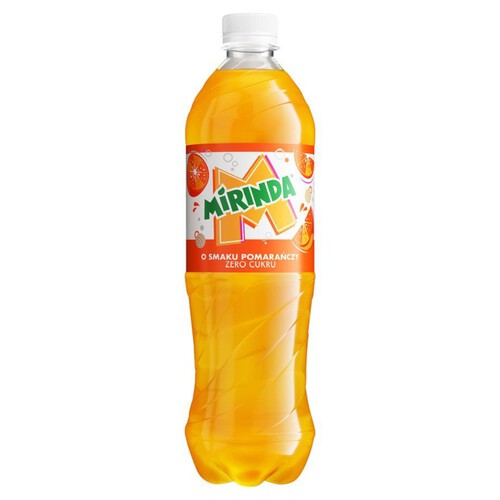 Napój gazowany o smaku pomarańczowym  Mirinda Zero Cukru  850 ml