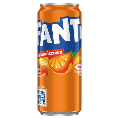 Napój gazowany o smaku pomarańczowym Fanta 330 ml