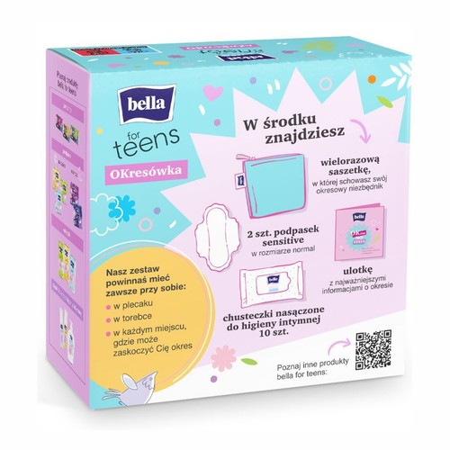 OKresówka gotowy zestaw do plecaka Bella for teens zestaw