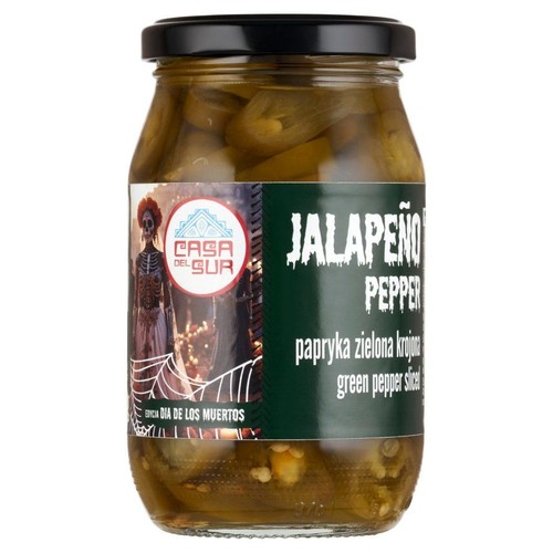 Papryka jalapeno zielona krojona marynowana Casa de Mexico 340/180 g