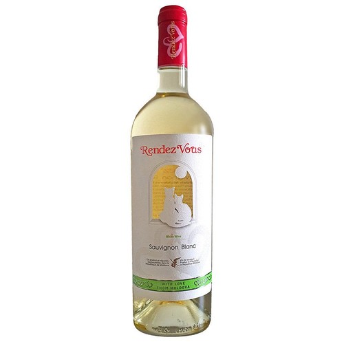 Wino białe półsłodkie Sauvignon Blanc alk. 12,5% obj. Rendez Vous 750 ml