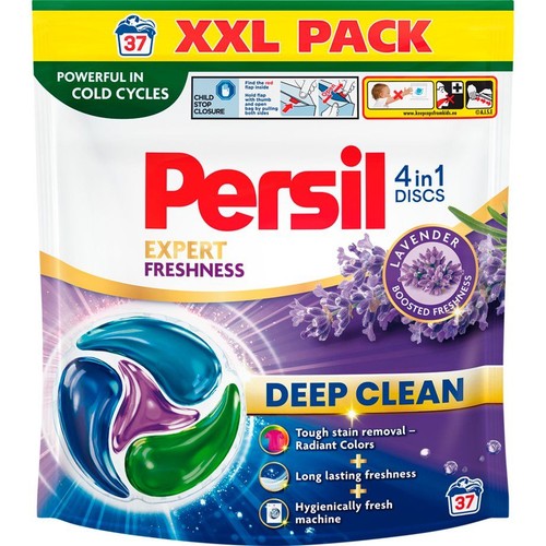 Opakowanie Persil 4w1 Discs Lavender, 37 sztuk, XXL Pack.