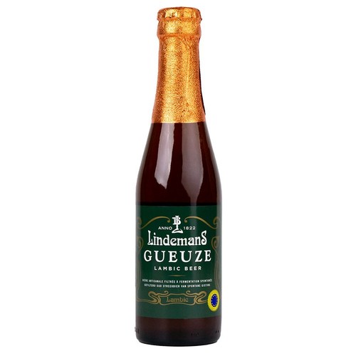 Piwo belgijskie smakowe Gueuze Lambic Beer o smaku szampana alk. 2,5% obj. Lindemans 250 ml