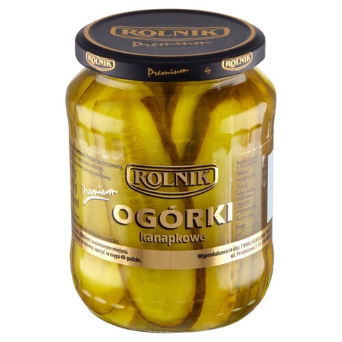 Ogórki kanapkowe Rolnik 670 g