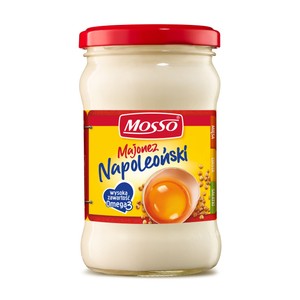 Majonez stołowy o zawartości tłuszczu 70% Mosso 320 ml