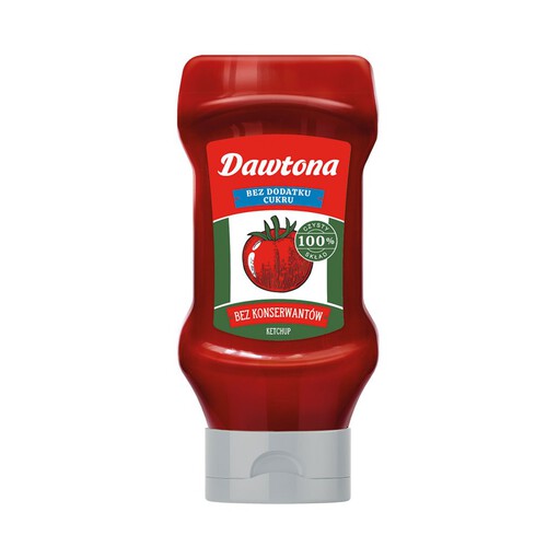 Ketchup bez dodatku cukru Dawtona 450 g 