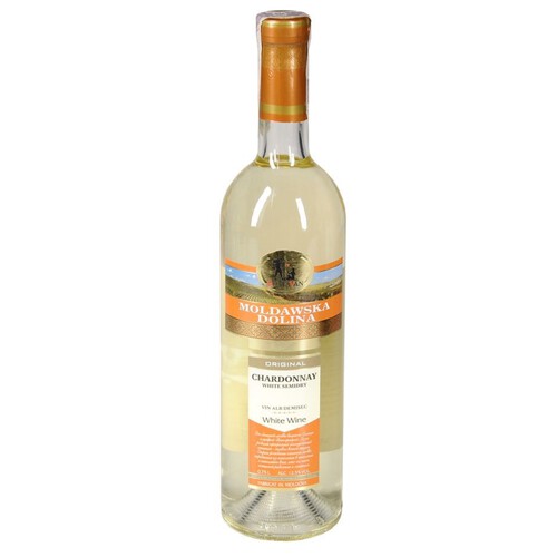 Wino białe półwytrawne Moldawska Dolina 750 ml