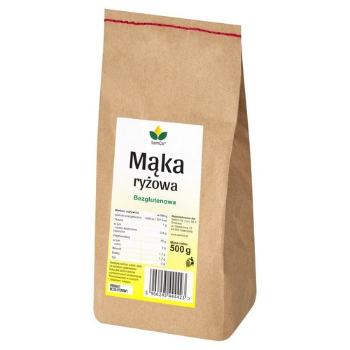 Mąka ryżowa bezglutenowa SemCo 500 g