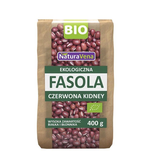 Ekologiczna fasola czerwona kidney NaturAvena 400 g