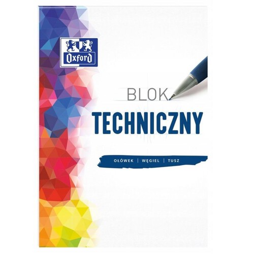 Blok Techniczny A4 10 Kartek Oxford 1 sztuka