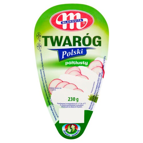 Twaróg półtłusty Mlekovita 230 g