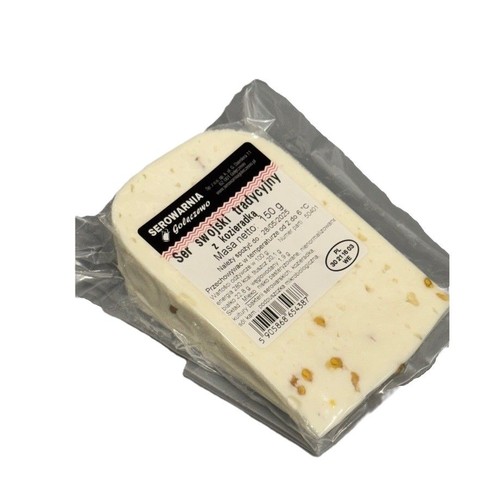 Ser swojski tradycyjny z kozieradką Serowarnia Golęczewo 150 g