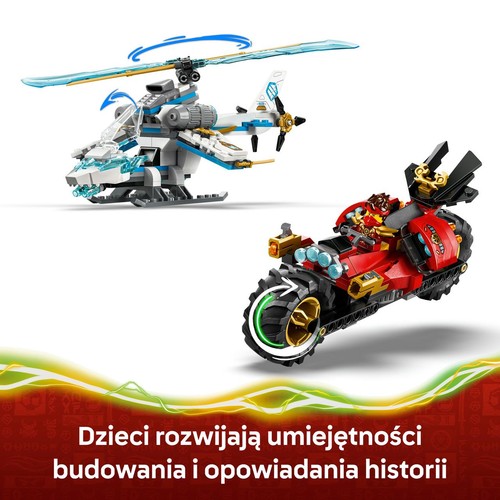 NINJAGO® Bitwa ninja: domek na drzewie z pojazdami 71857 LEGO 1 sztuka