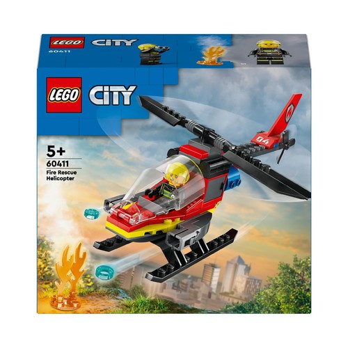 City Strażacki helikopter ratunkowy 60411 LEGO 1 sztuka