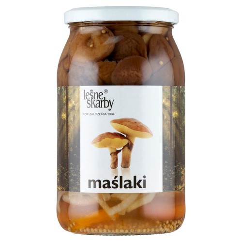 Maślaki marynowane całe  Leśne Skarby 800 g