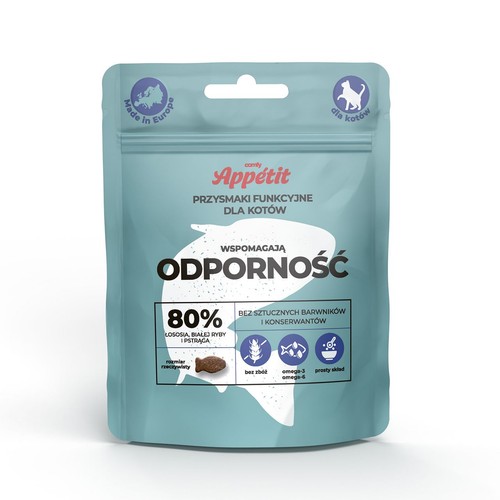 Przysmak funkcyjny dla kotów Odporność Comfy Appetit 70 g