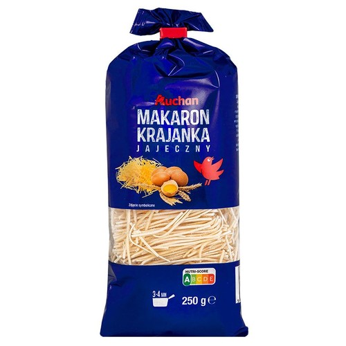 Makaron jajeczny krajanka Auchan 250 g