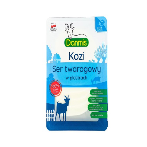 Ser kozi twarogowy w plastrach Danmis 100 g