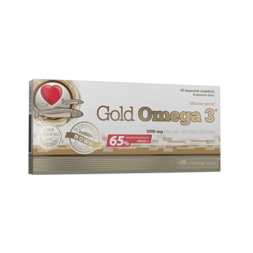 Gold Omega 3 1000 mg - 60 kapsulek Olimp 60 kapsułek