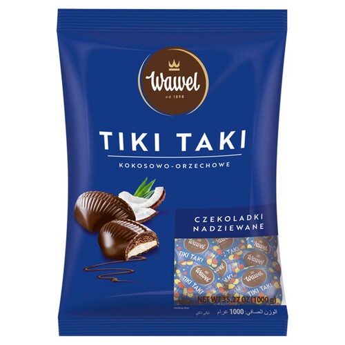 Tiki Taki kokosowo-orzechowe czekoladki nadziewane Wawel 1 kg