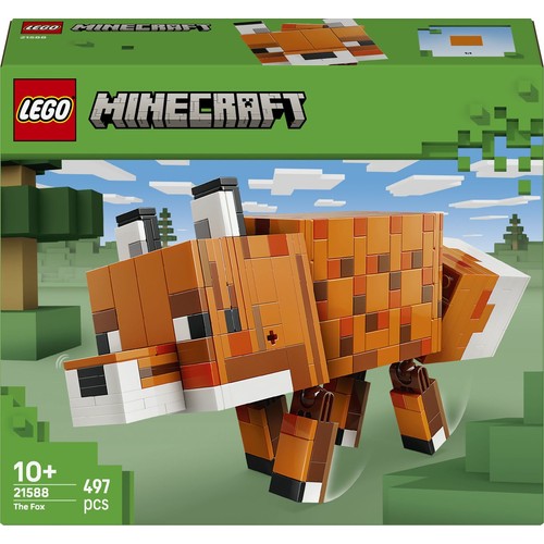 Zabawka Minecraft® Lis 21588, ozdobny model na prezent LEGO 1 sztuka