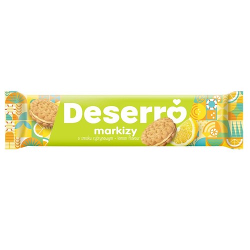 Markizy o smaku cytrynowym Deserro 135 g