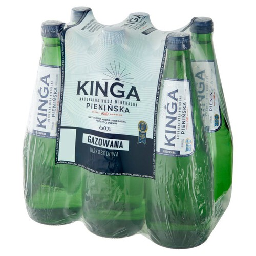 Woda mineralna gazowana Kinga Pienińska 6 x 700 ml