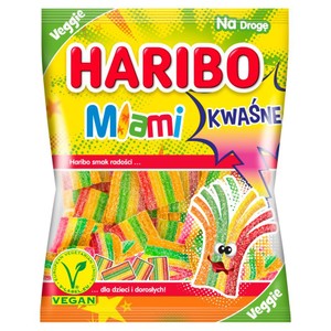 Żelki kwaśne Miami   Haribo 85 g