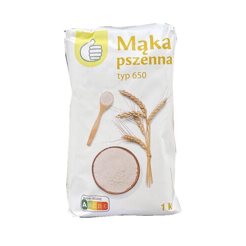 Mąka pszenna typ 650 uniwersalna Auchan 1 kg