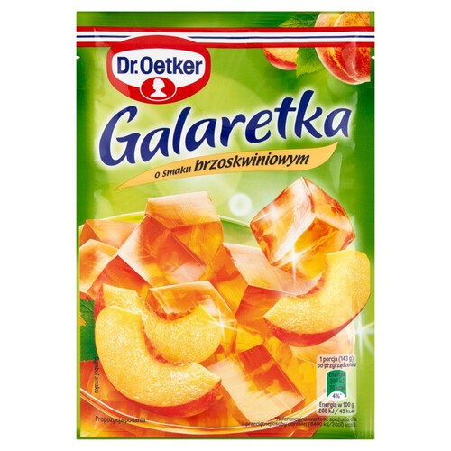 Galaretka o smaku brzoskwiniowym  Dr.Oetker 72 g