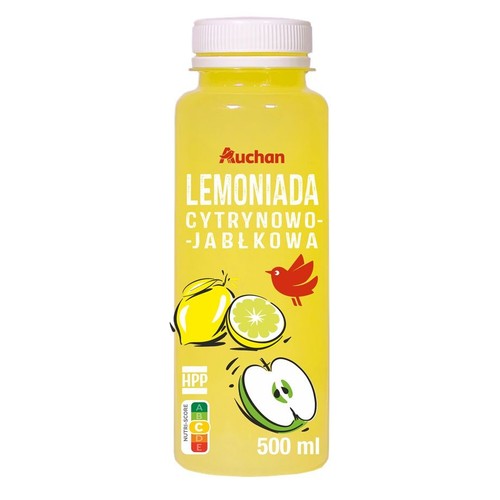 Lemoniada cytrynowo-jabłkowa HPP Auchan 500 ml