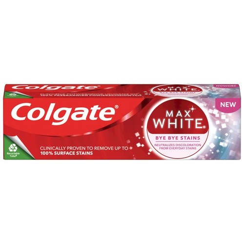 Pasta do zębów Max White Bye Bye Stains Colgate 75 ml