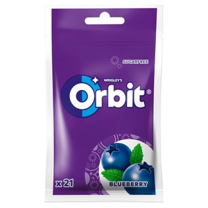Guma do żucia o smaku jagodowym bez dodatku cukru  Orbit 29 g