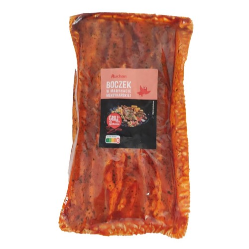 Boczek w marynacie meksykańskiej Auchan 600 g 