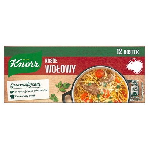 Rosół wołowy kostka Knorr 120 g