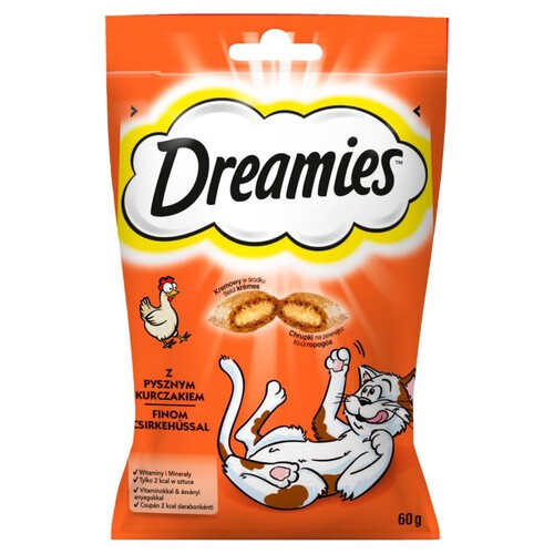 Przekąska z kurczakiem dla kota Dreamies 60 g