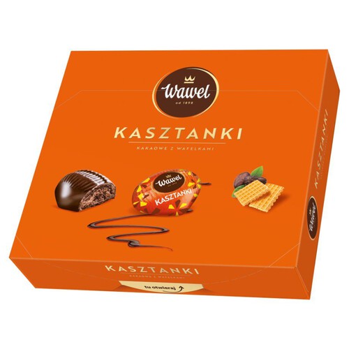 Kasztanki kakaowe z wafelkami Wawel 430 g