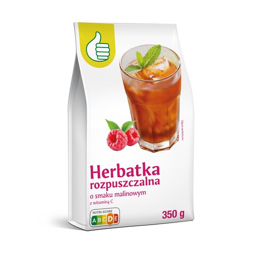 Herbatka rozpuszczalna o smaku malinowym Auchan 350 g