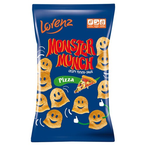 Chrupki ziemniaczane o smaku pizzy Monster Munch 100 g