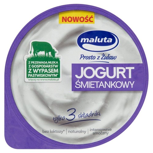 Jogurt śmietankowy bez laktozy Maluta 220 g
