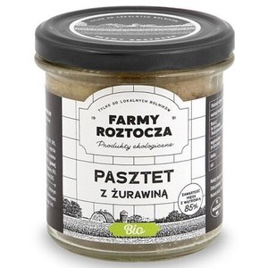 BIO Pasztet z żurawiną  Farmy Roztocza 180 g