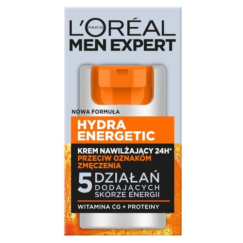 Krem nawilżający przeciw oznakom zmęczenia 24H L'Oreal Men Expert 50 ml